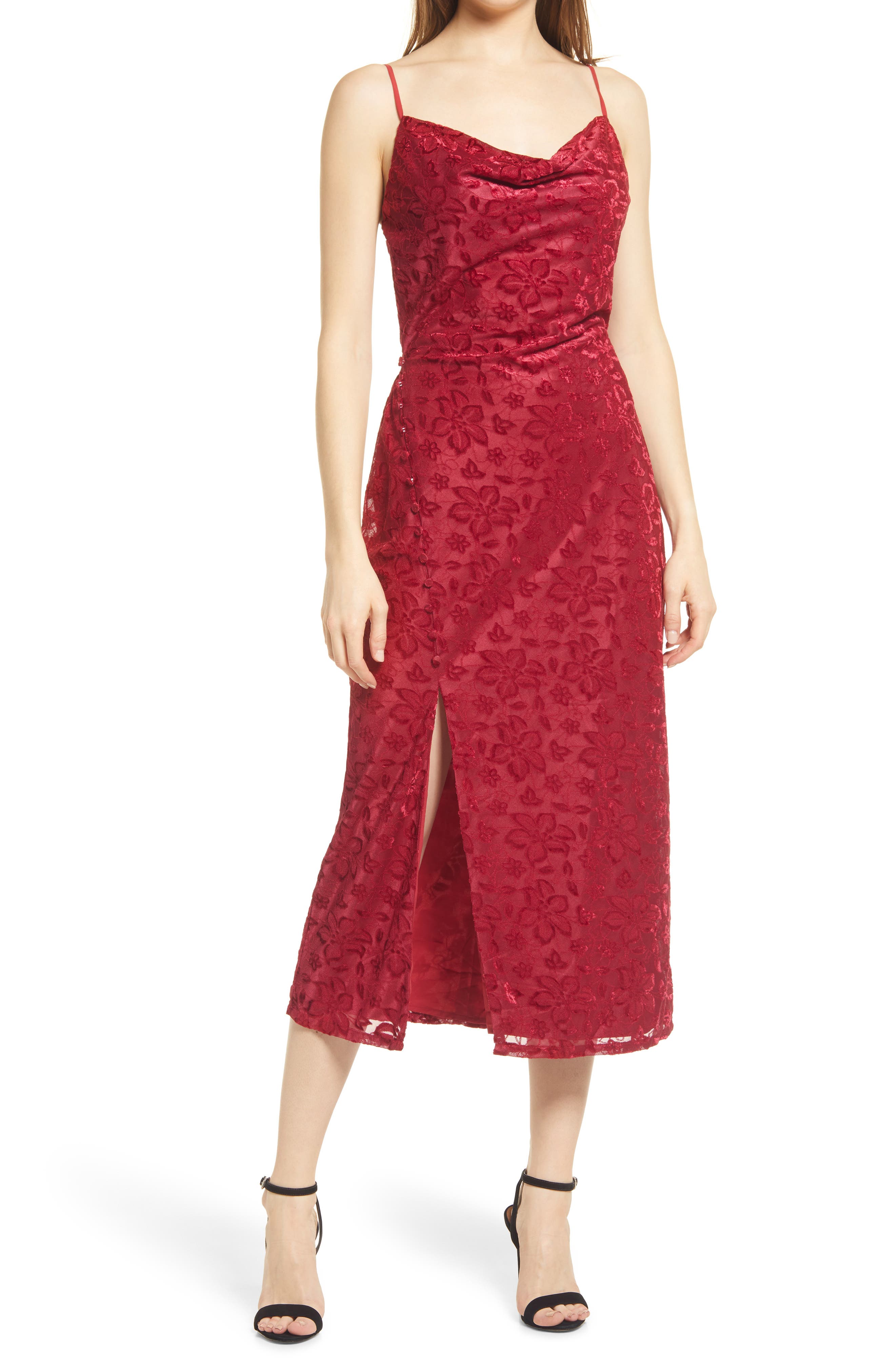 green velvet dress nordstrom