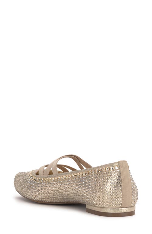 Shop Jessica Simpson Otessa Mary Jane Flat In Champagne