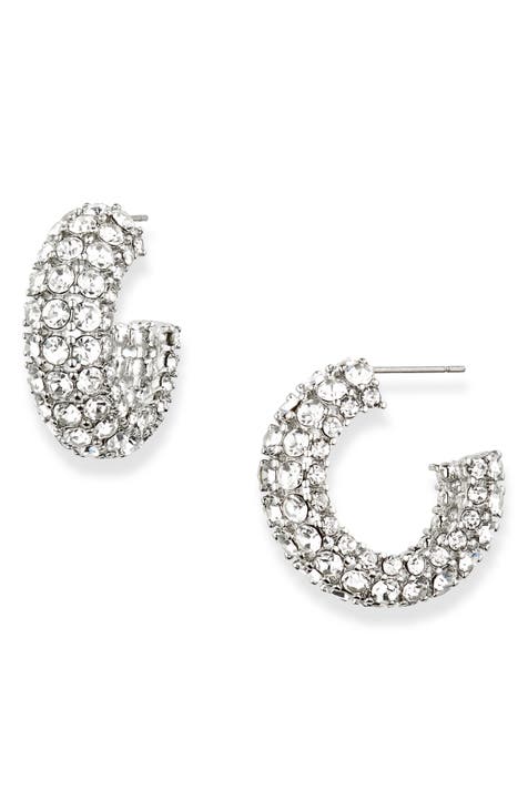 Sterling Silver Simple Cubic Zirconia Stone Stud Earrings | Women's Jewelry by Uncommon James