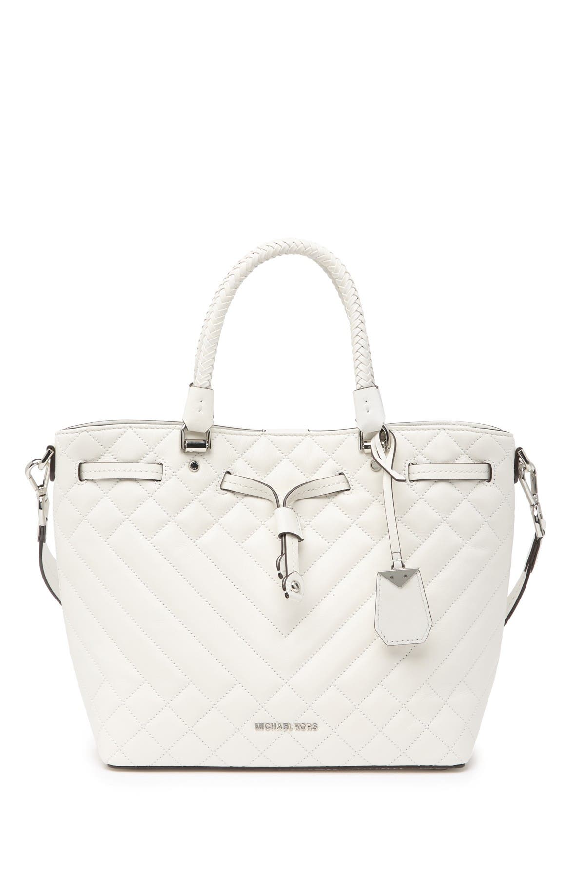 blakely medium quilted leather bucket bag