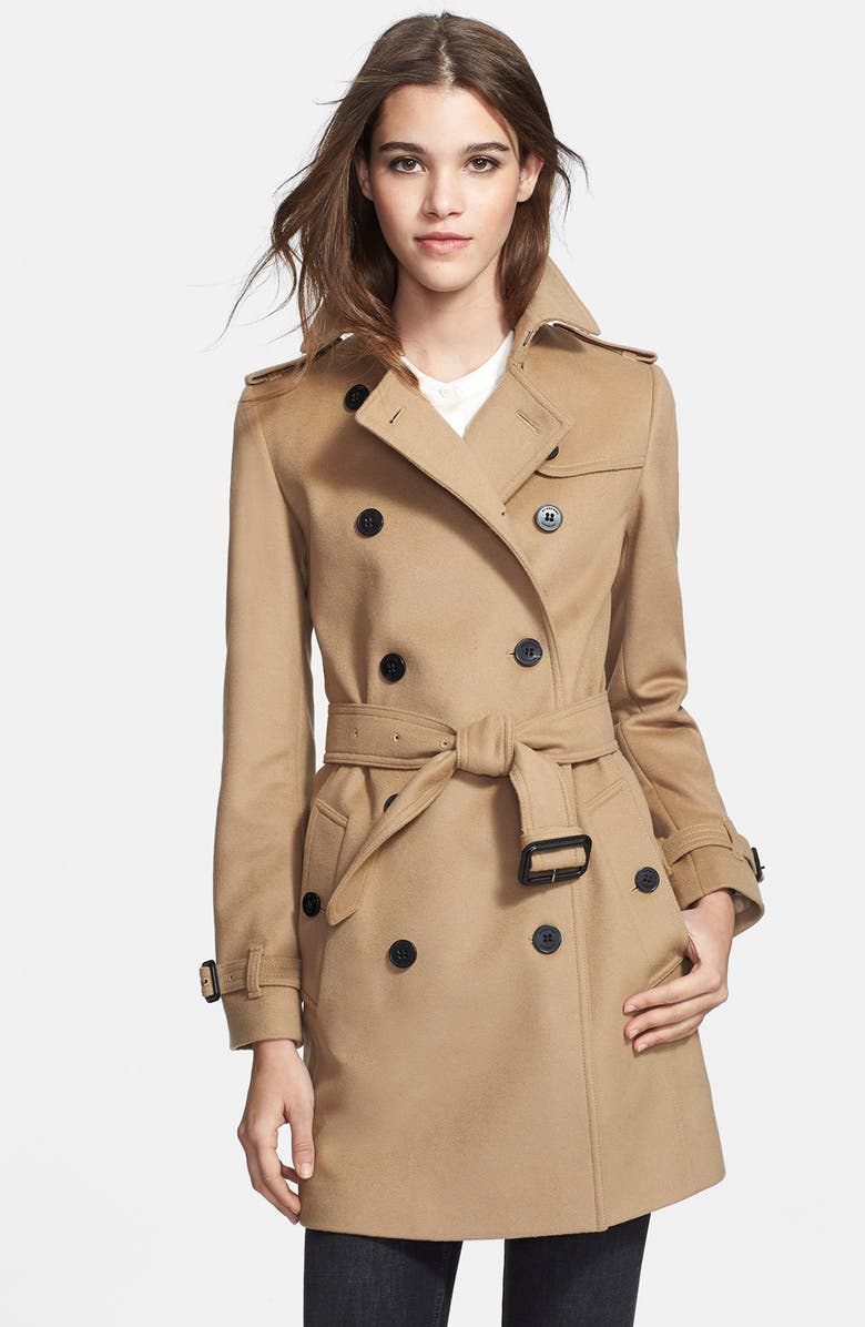 Burberry London Double Breasted Wool & Cashmere Trench | Nordstrom