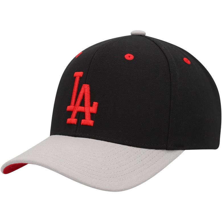 Shop Mitchell & Ness Black Los Angeles Dodgers Bred Pro Adjustable Hat