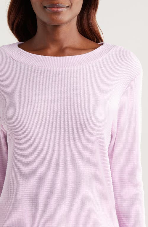 Honeydew Under The Stars Waffle Knit Pajama Top In Lavender