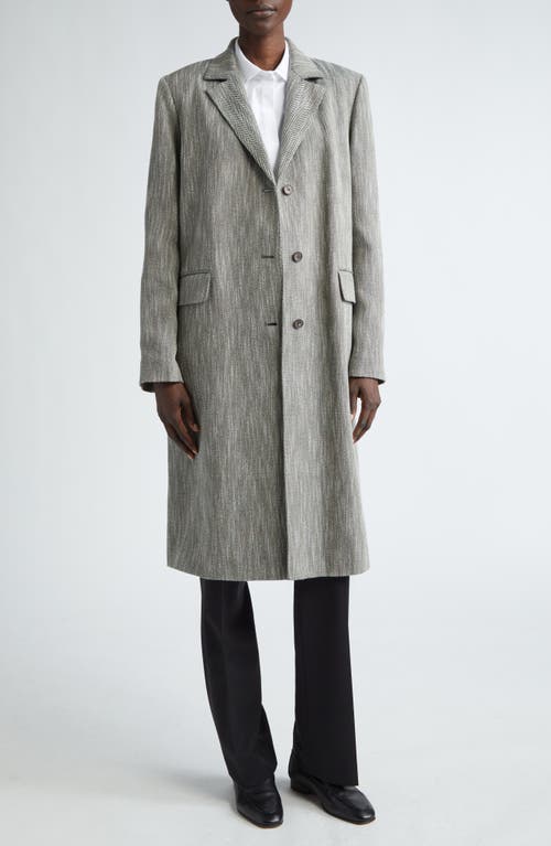 Shop Lafayette 148 New York Herringbone Coat In Vineyard Multi