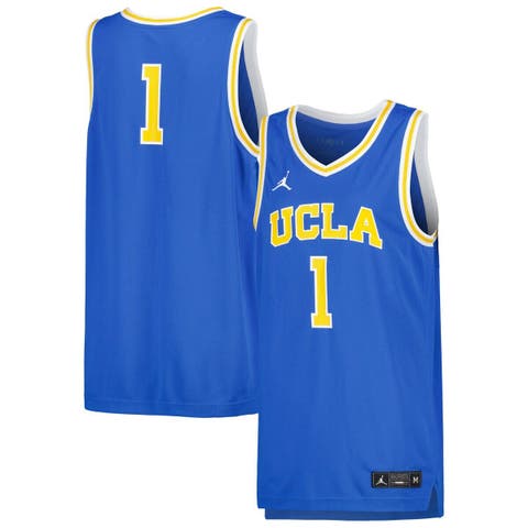 Men's Under Armour #1 Blue UCLA Bruins Replica Performance Basketball Jersey