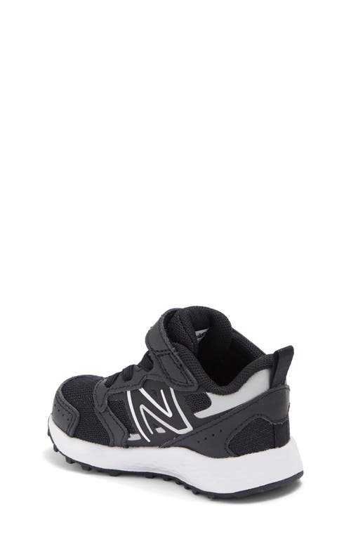 Shop New Balance Kids' 650 Sneaker In Black/metallic Silver