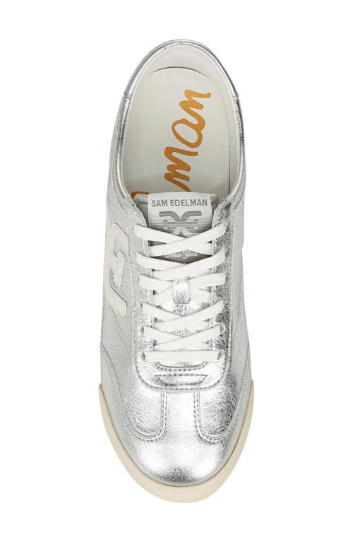Sam Edelman Ivey Sneaker In Soft Silver/sugar