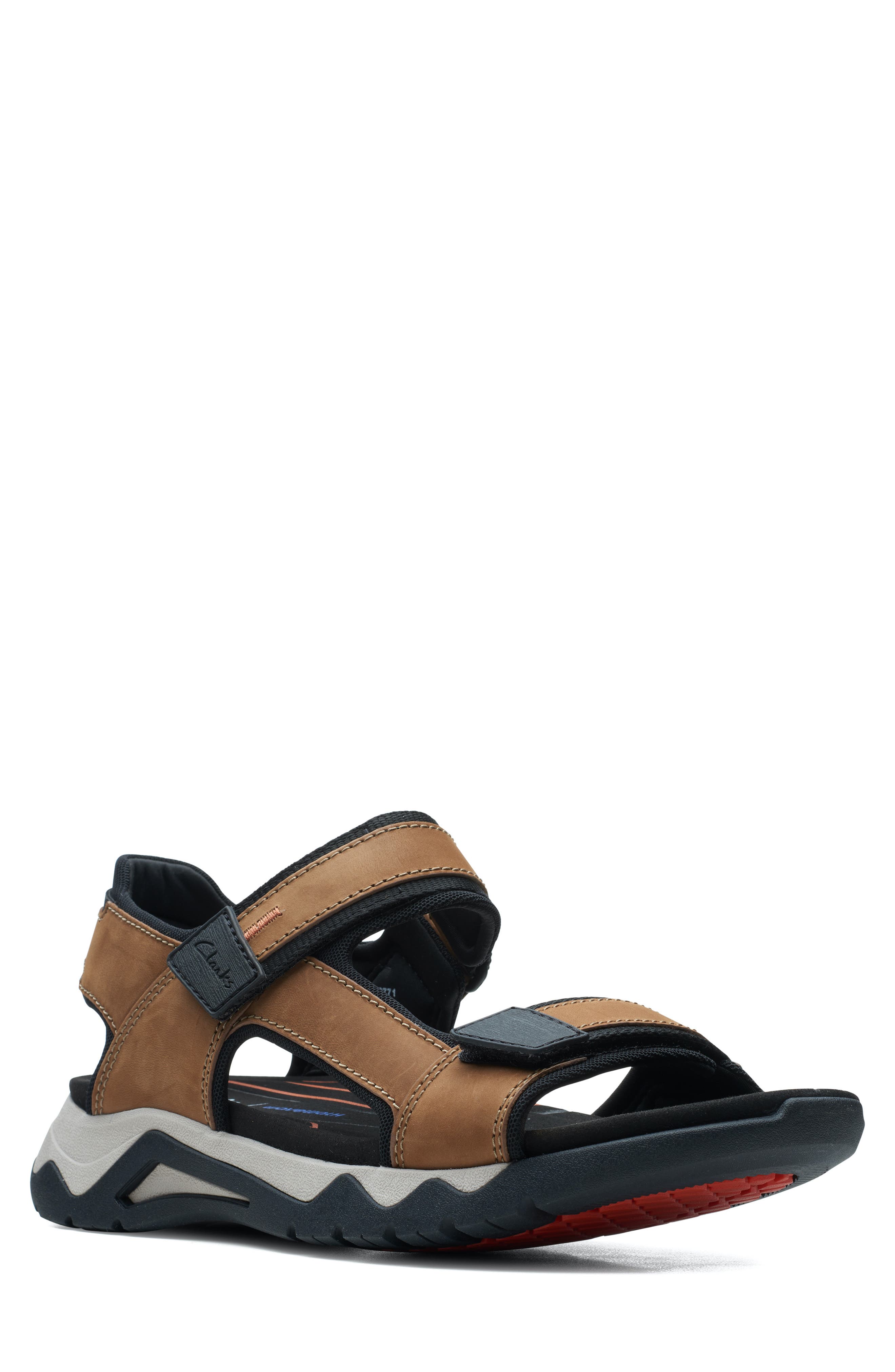 clarks velcro sandals