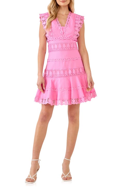 pink lace dress | Nordstrom