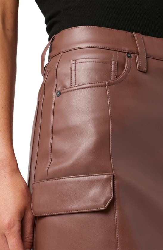 Shop Hudson Jeans Viper Cargo Miniskirt In Cinnamon