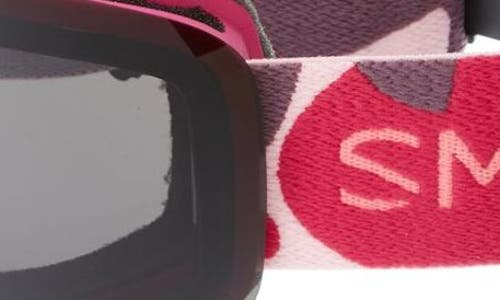 Shop Smith Skyline 157mm Chromapop™ Snow Goggles In Fuschia Shapes/black