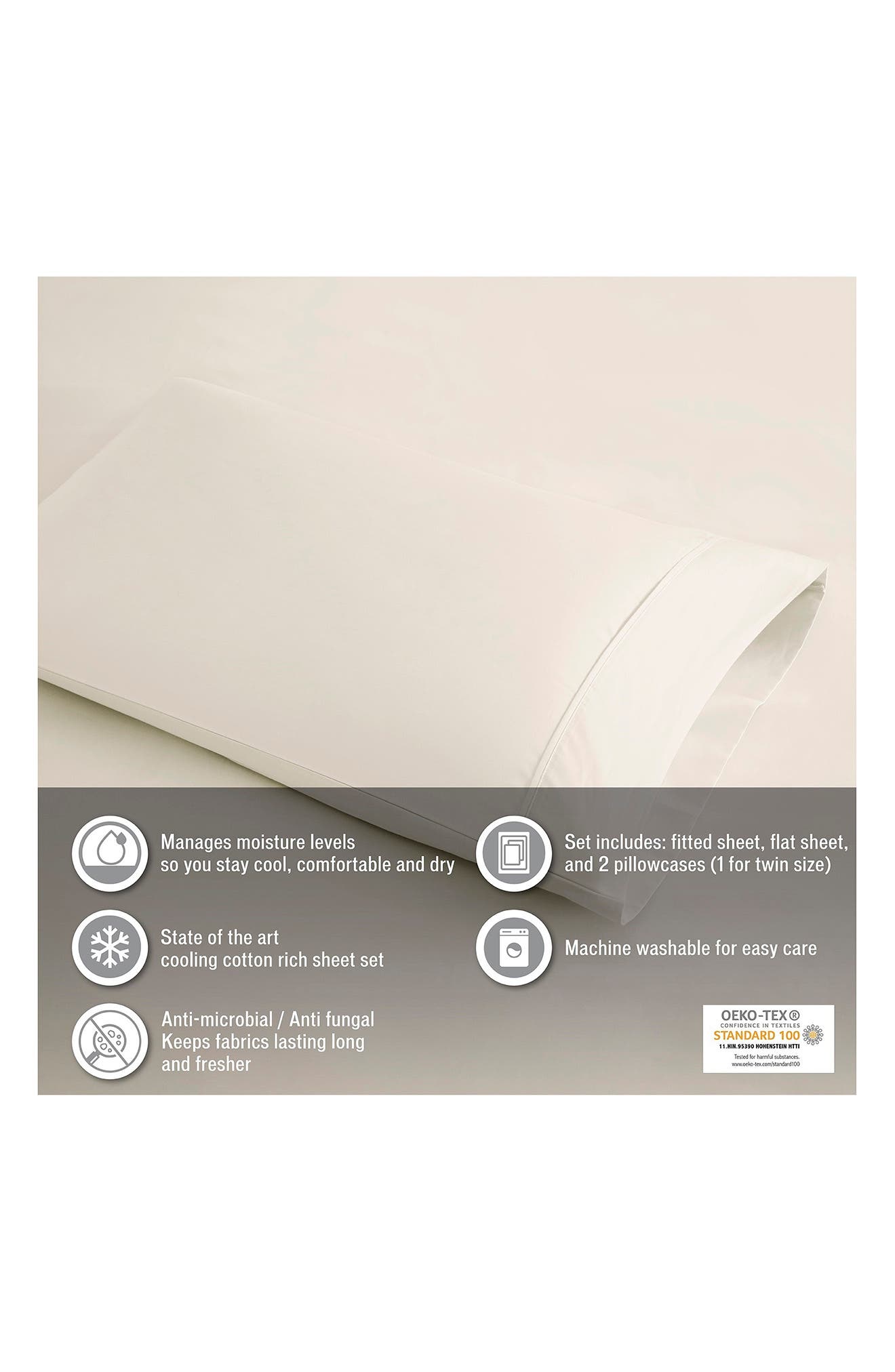 BEAUTYREST 600 Thread Count Cooling Cotton Rich Sheet Set Nordstromrack