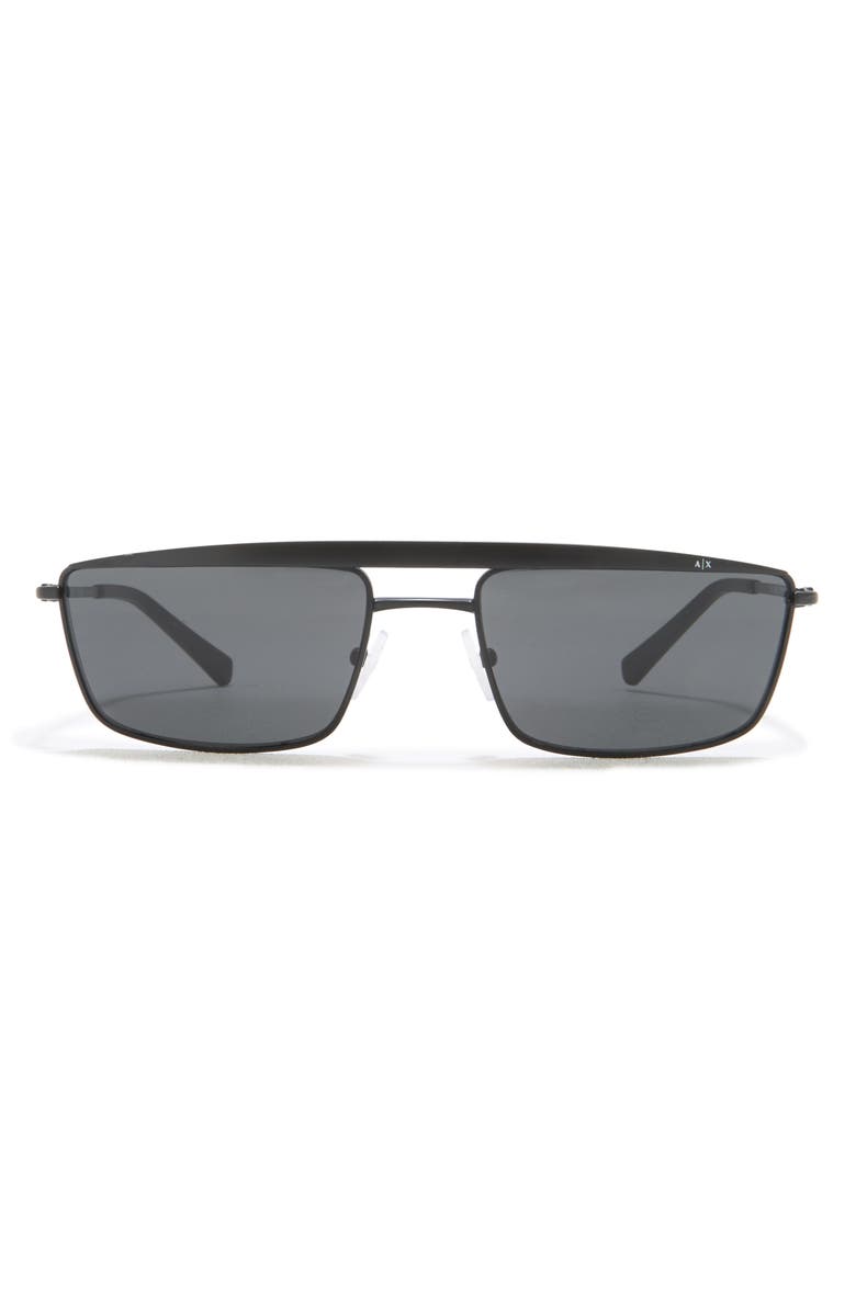 Armani Exchange 58mm Rectangle Sunglasses | Nordstromrack