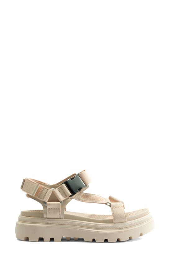 Palladium Pallacruise Platform Sandal In Sand