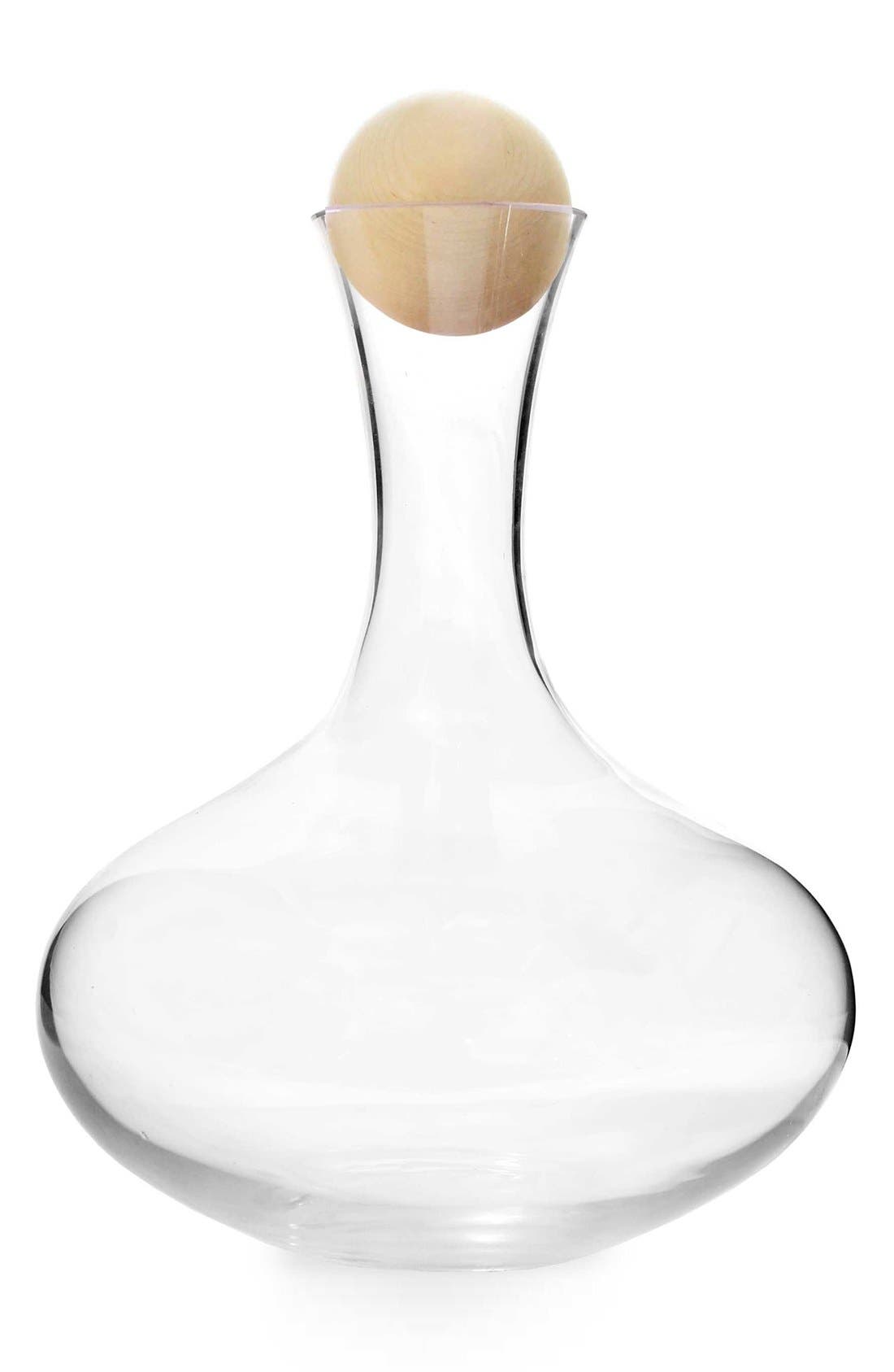 CATHY'S CONCEPTS,
                                        Monogram Wine Decanter,
                                        Main thumbnail 1, color,
                                        100