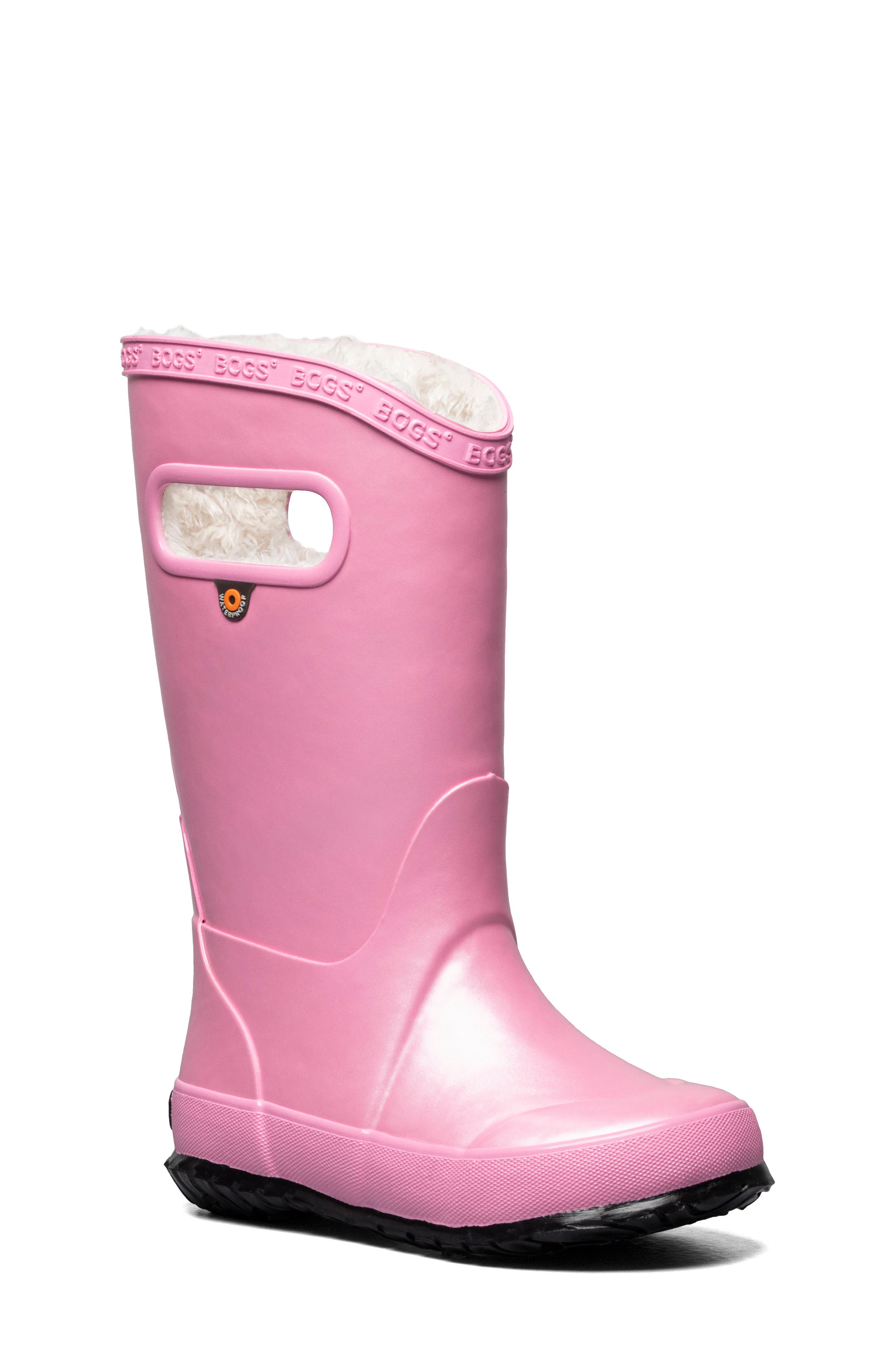 rose gold rain boots womens