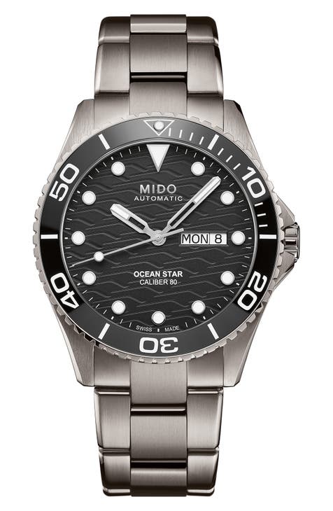 Ocean Star 200 Titanium Bracelet Watch, 42.5mm