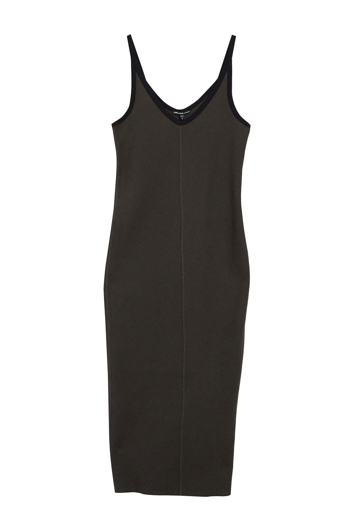 james perse ribbed cami dress