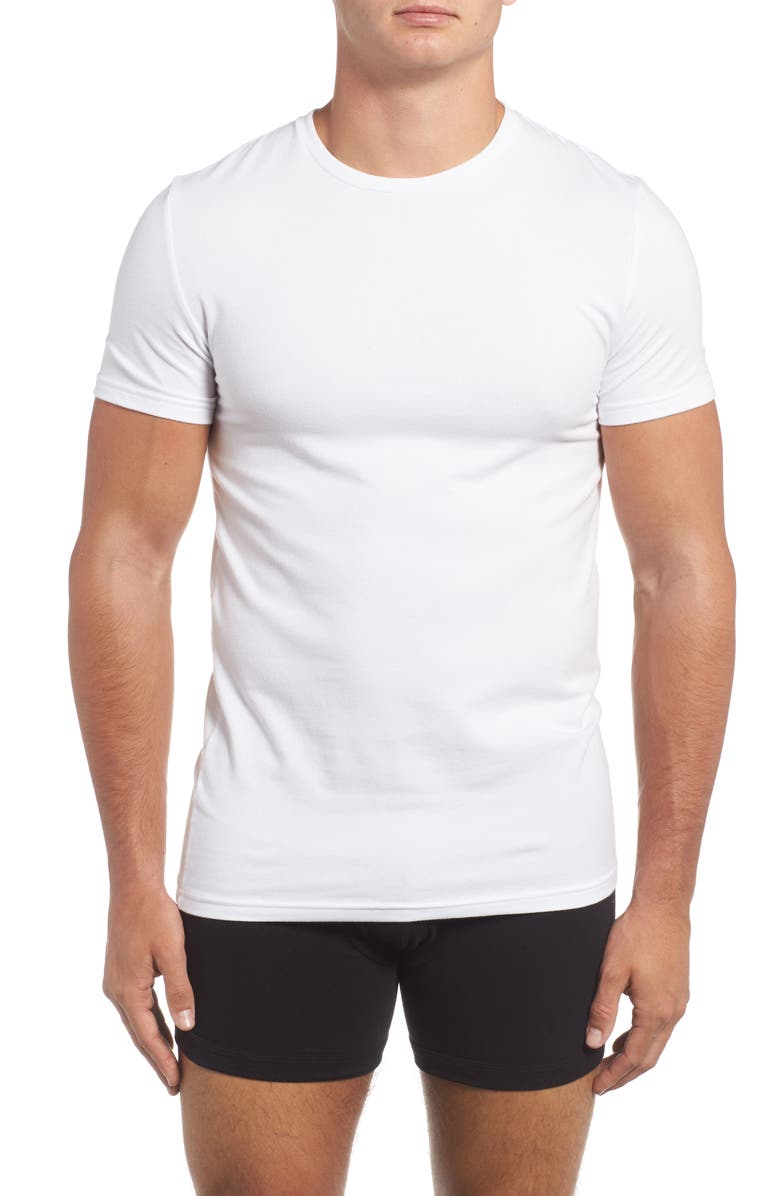 Nordstrom Trim Fit 3-Pack Stretch Cotton Crewneck T-Shirt | Nordstrom