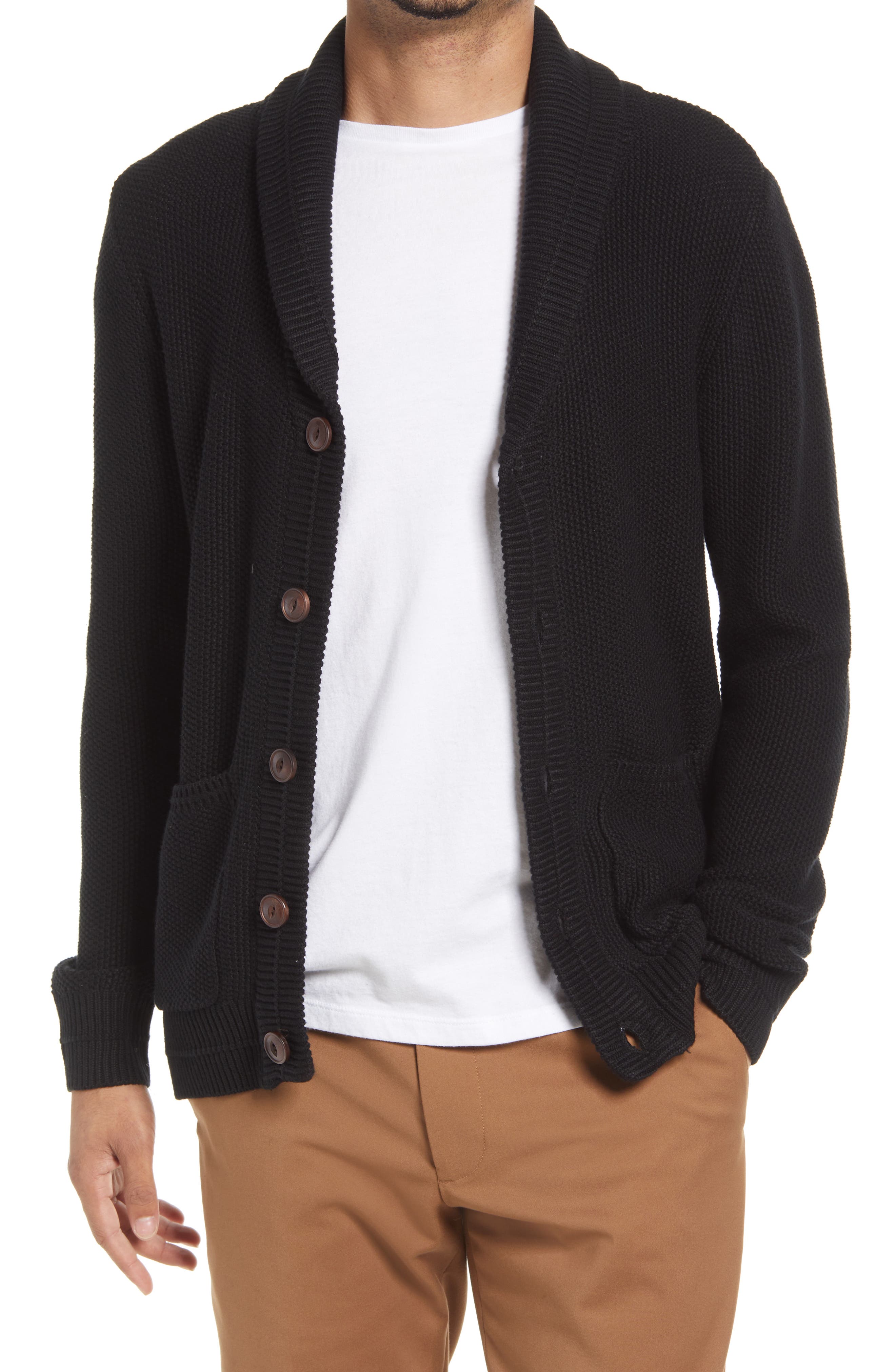 mens black dress sweater