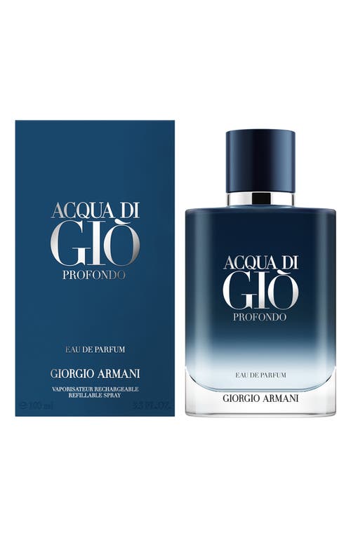 Shop Armani Collezioni Armani Beauty Acqua Di Gió Profondo Refillable Parfum In Regular