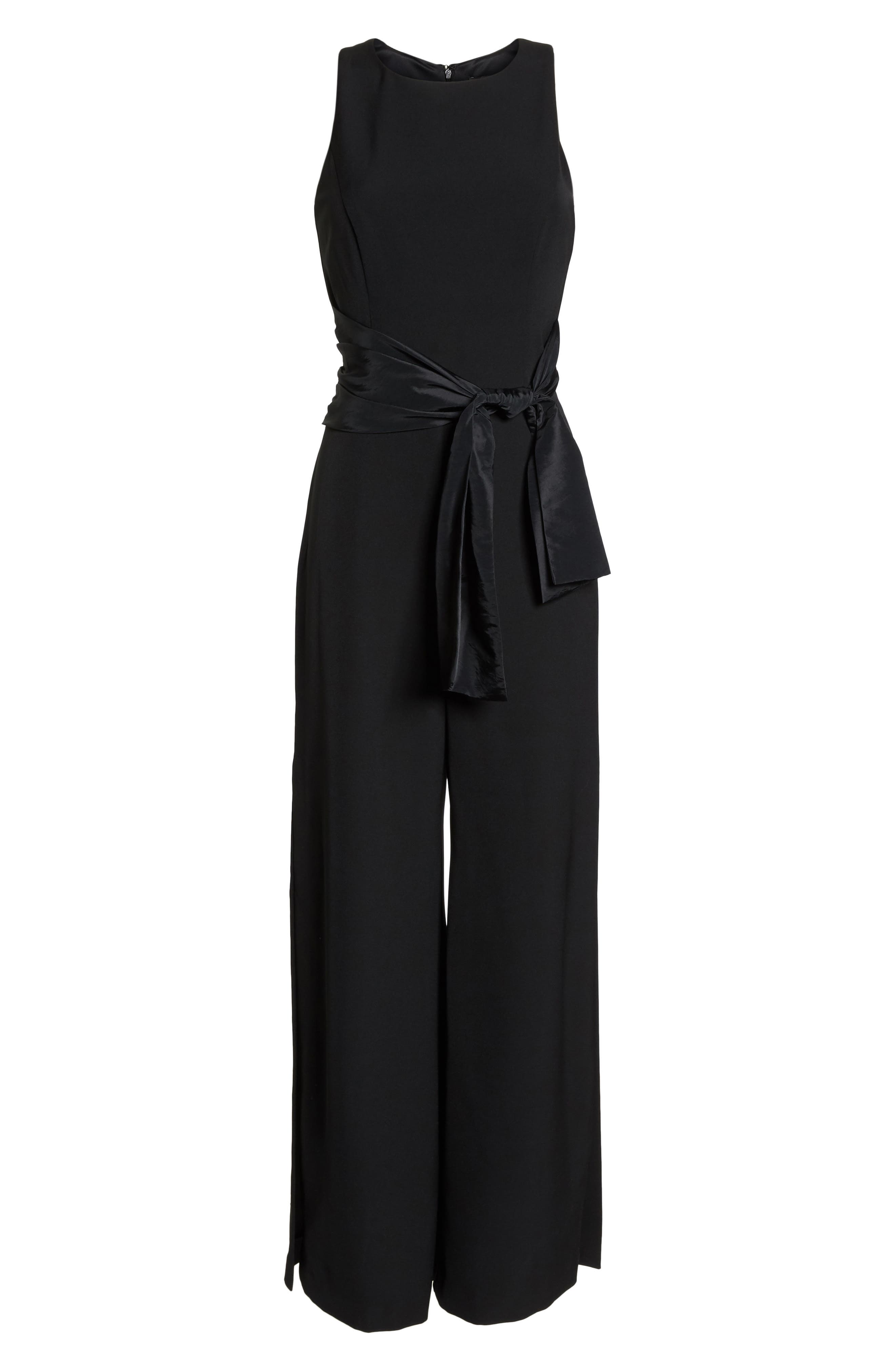 vince camuto cutaway chiffon jumpsuit