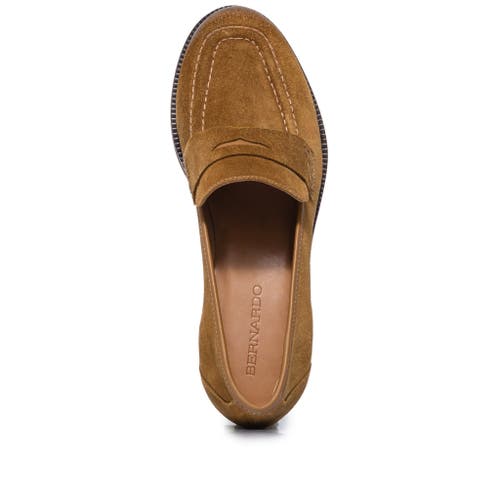 Shop Bernardo Footwear Tabitha Penny Loafer In Safari