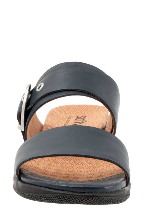 Softwalk Toki Slide Sandal In Navy