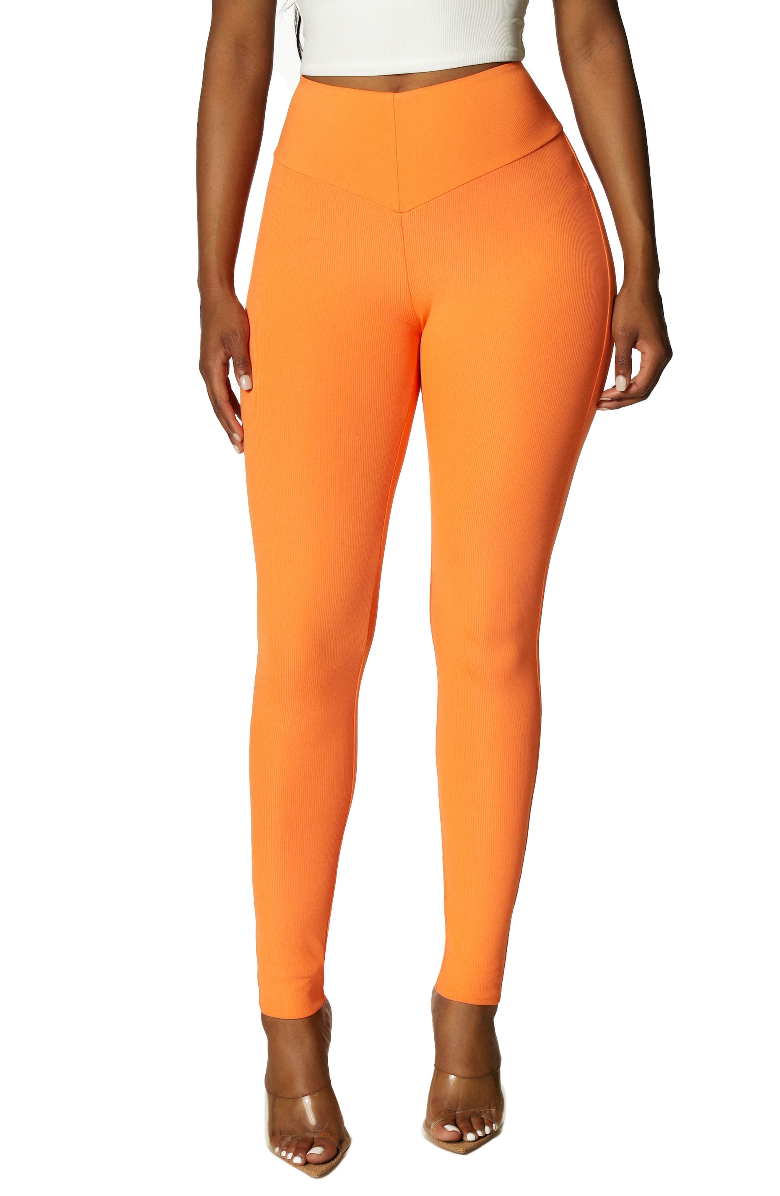 orange tights
