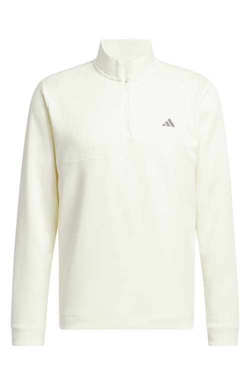 Ultimate365 Quarter Zip Golf Pullover in Ivory
