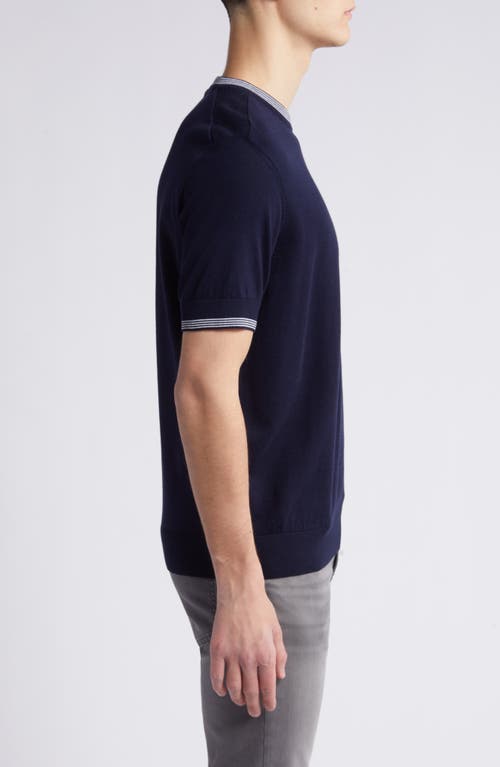 Shop Hugo Boss Boss Mailan T-shirt In Dark Blue