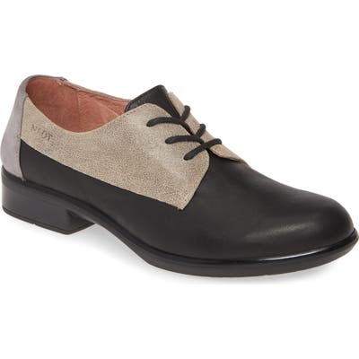 Naot Kedma Colorblock Derby, Black