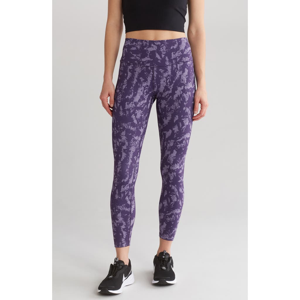 Nike High Waist Leggings In Purple