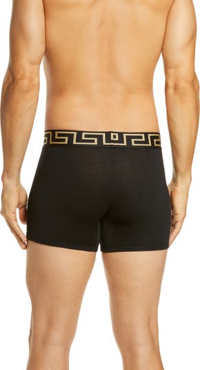 Versace Long Stretch Cotton Trunks