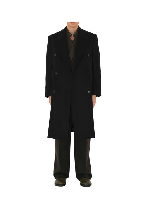 Shop Burberry Cashmere Tailored Coat In Black