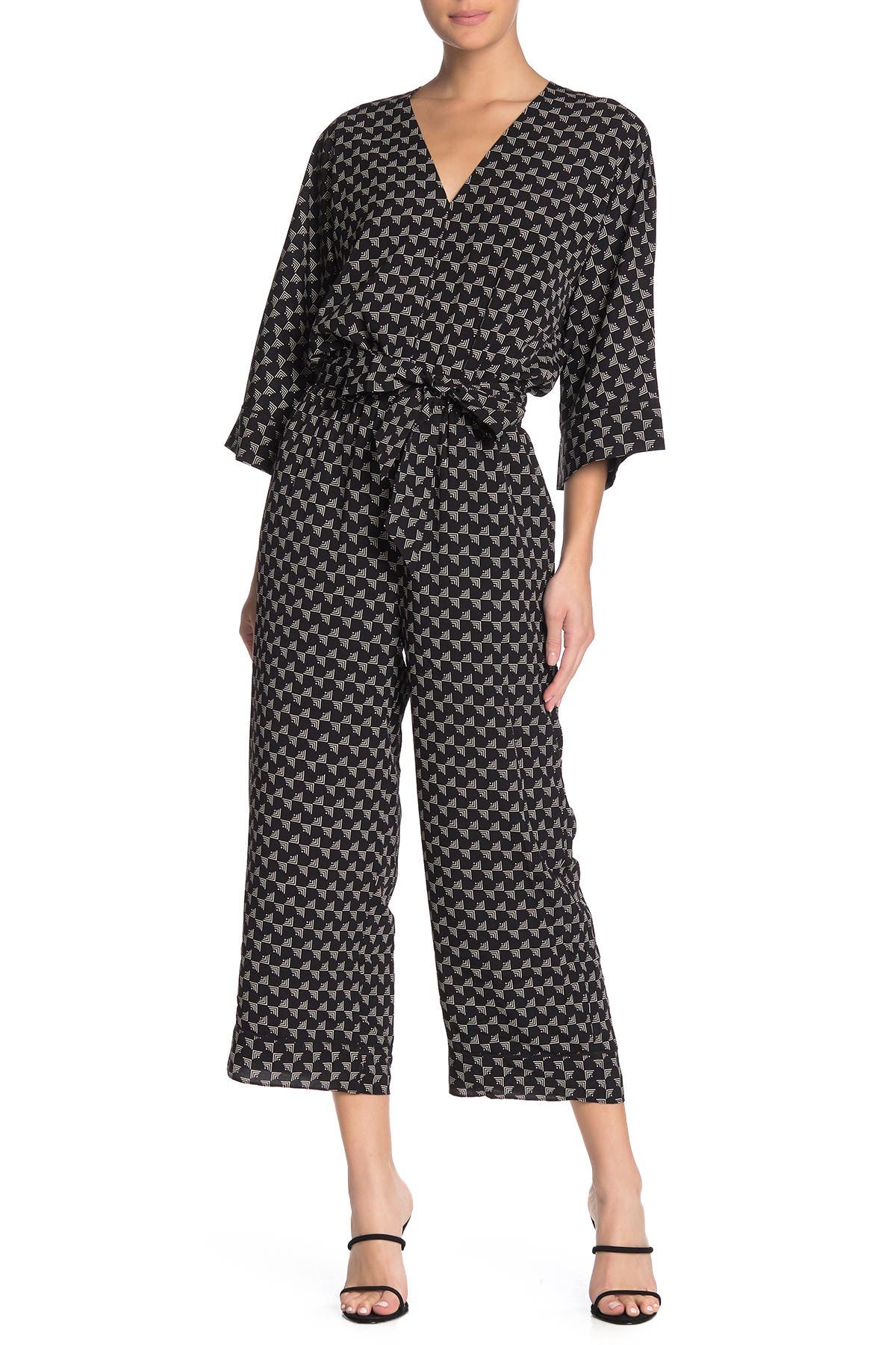 geo print jumpsuit