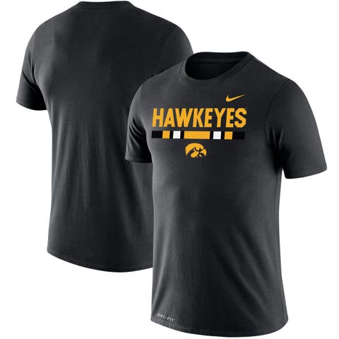 Men's Nike George Kittle Black Iowa Hawkeyes Alumni Name & Number Team  T-Shirt