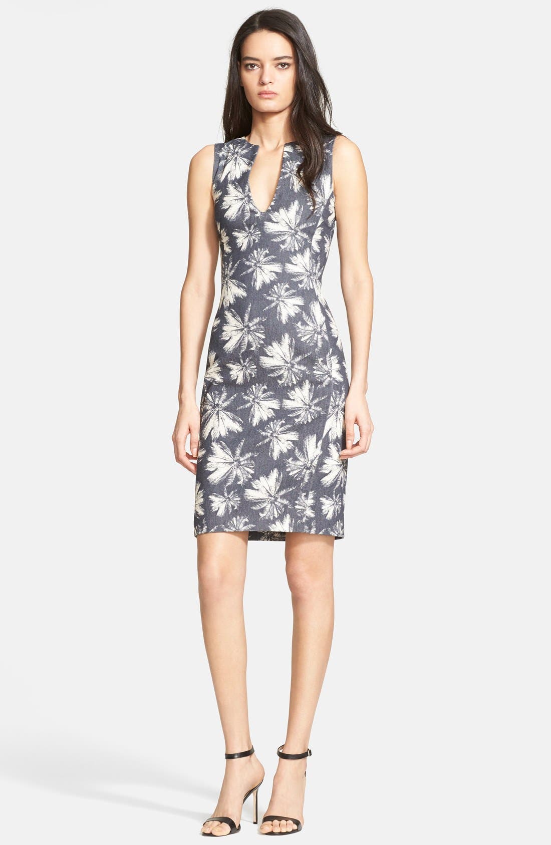 L'AGENCE Print Denim Dress Nordstrom