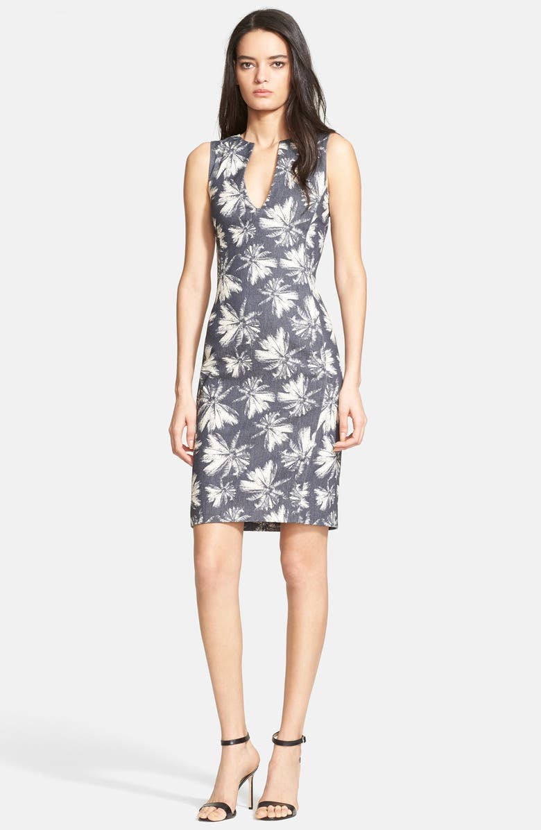L AGENCE Print Denim Dress Nordstrom l-agence-print-denim-dress-nordstrom
