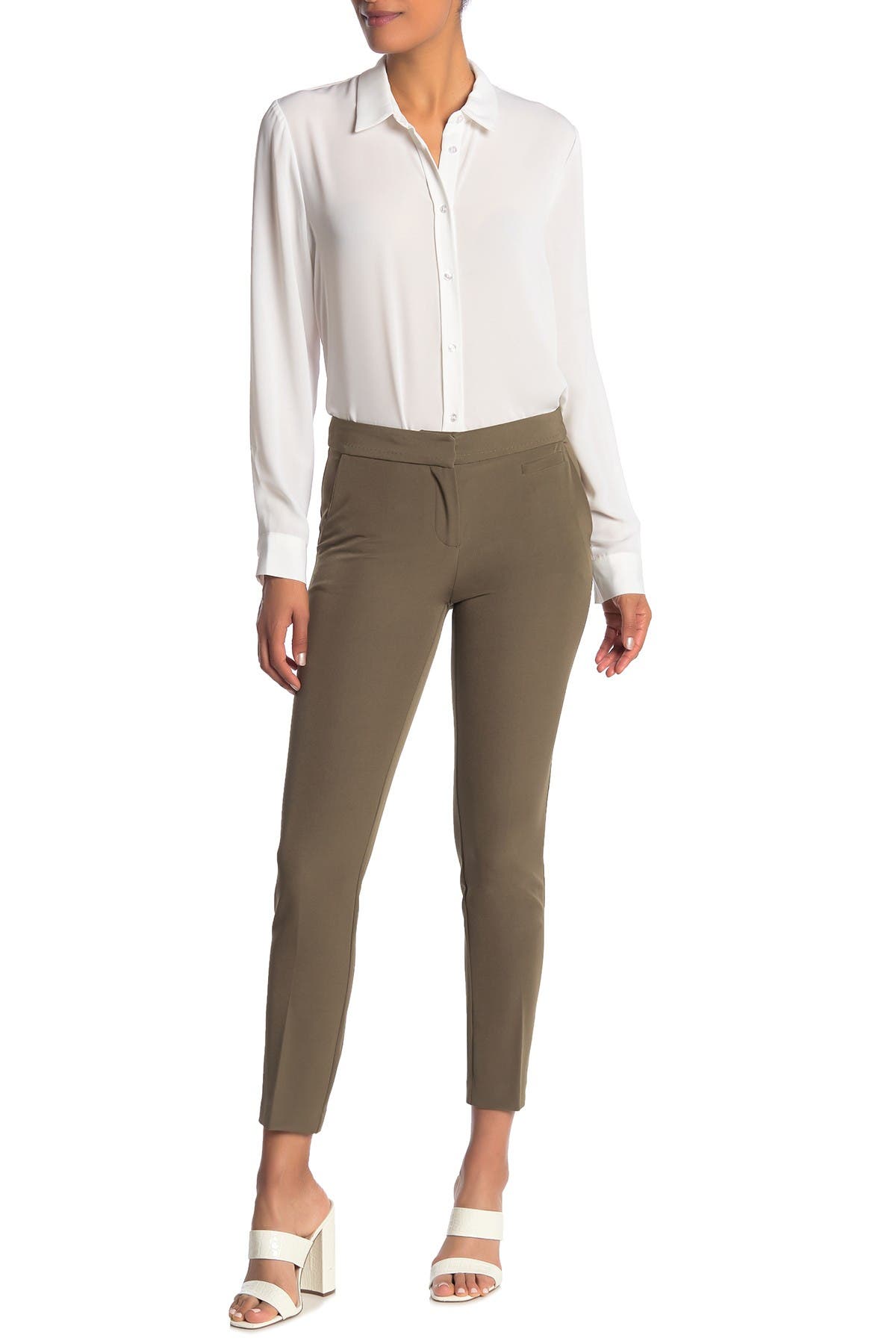 long skinny work pants