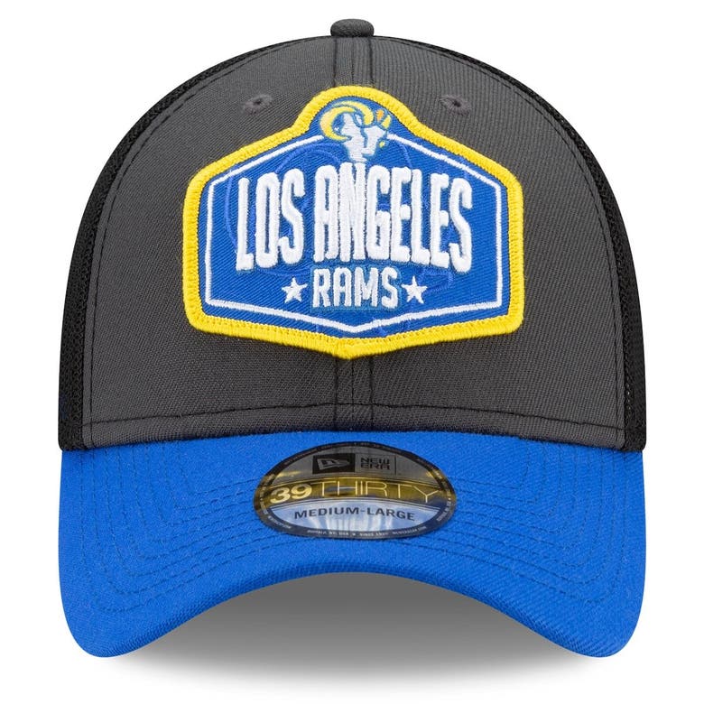 Los Angeles Rams 2022 NFL DRAFT Black-Royal Fitted Hat