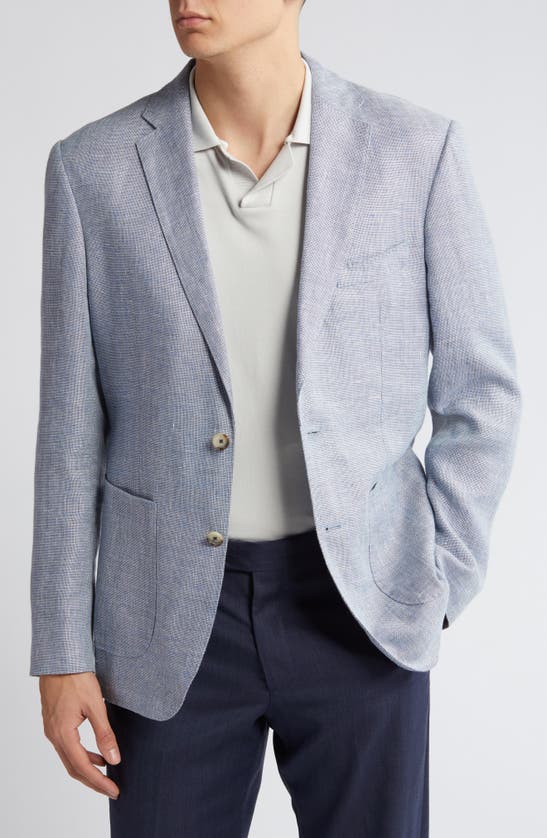 Shop Rodd & Gunn The Cascades Slub Linen & Wool Sport Coat In Sky