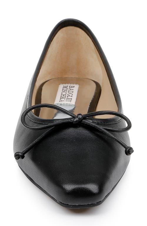 BADGLEY MISCHKA BADGLEY MISCHKA COLLECTION CAM POINTED TOE BALLET FLAT 