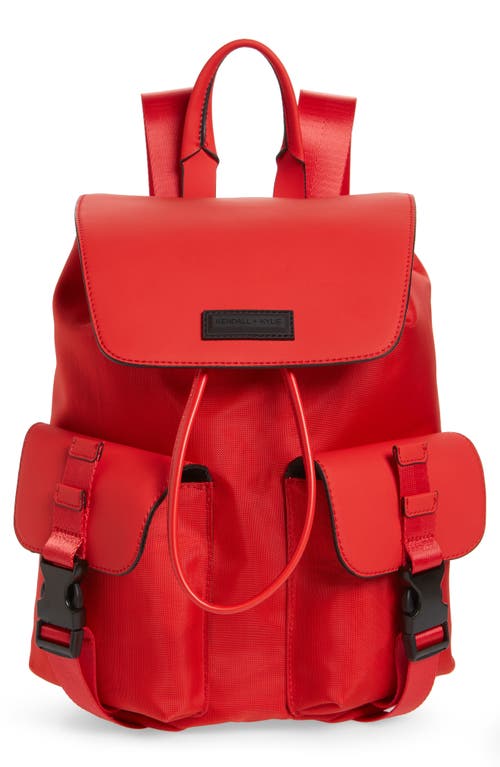 KENDALL + KYLIE Parker Water Resistant Backpack in Red