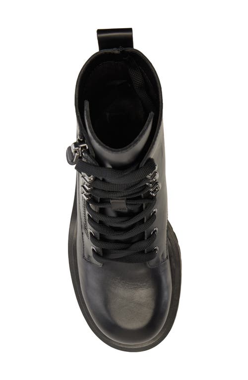 Dkny Phillipa Platform Combat Boot In Black