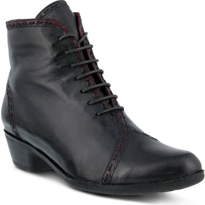 Spring Step Jaru Lace-Up Bootie, Grey