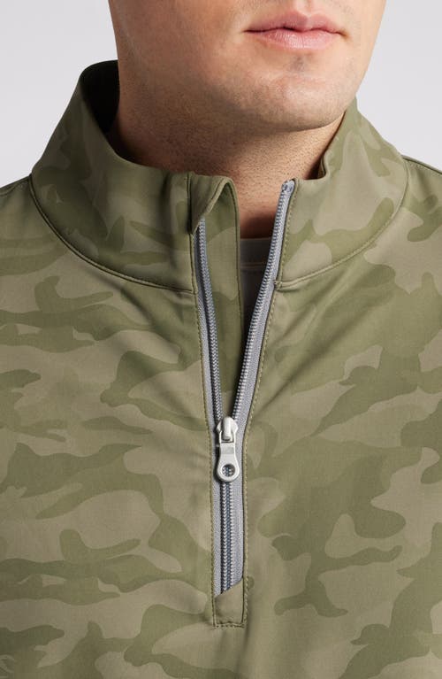 Shop Scott Barber High Performance Quarter Zip Stretch Pullover In Camo