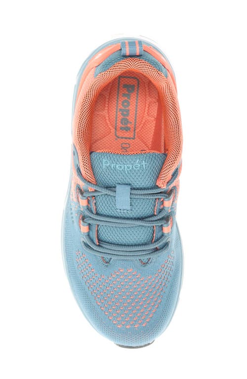 Propét Propet Wide Width Ultra Sneaker In Teal/coral