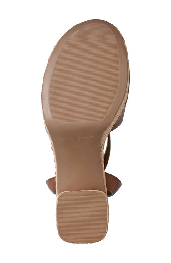 Shop Marc Fisher Ltd Palyca Platform Sandal In Medium Natural