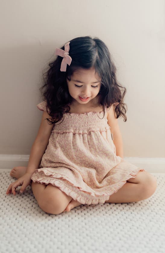 L'ovedbaby Organic Cotton Muslin Dress In Carnation Floral